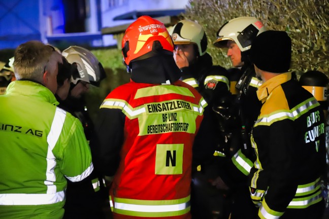 Kellerbrand in Linz-Dornach-Auhof rasch gelscht