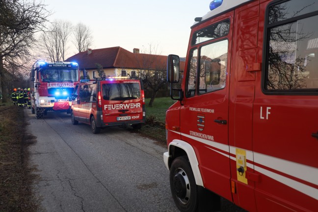 Personenrettung: Mann in Kematen am Innbach bei Baumschnittarbeiten auf Spielturm hinuntergestrzt