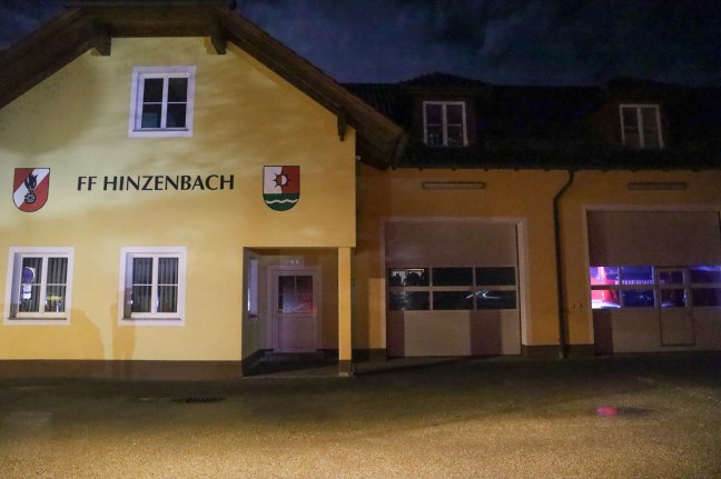 Einsatzkrfte zu Personenrettung nach Forstunfall in Hinzenbach alarmiert