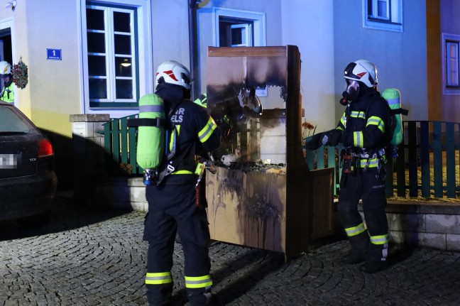 Bewohnerin gerettet: Vier Feuerwehren bei Brand in einem Wohnhaus in Pichl bei Wels im Einsatz