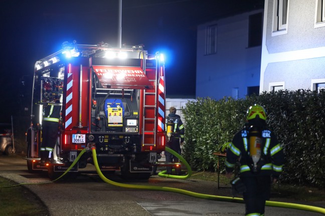 Zwei Feuerwehren bei Brand in einer Wohnung in Hargelsberg im Einsatz