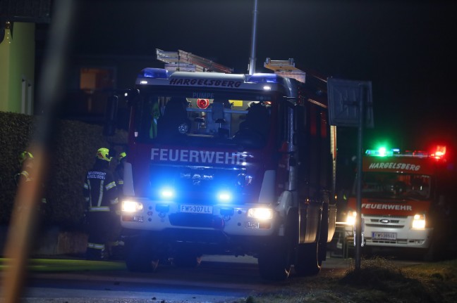 Zwei Feuerwehren bei Brand in einer Wohnung in Hargelsberg im Einsatz