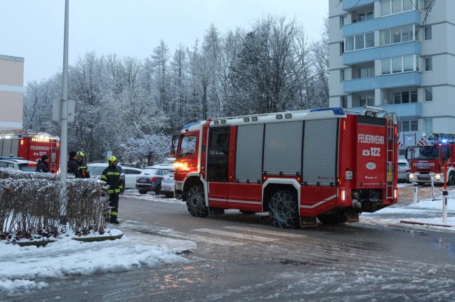 Brand eines Lfters in einer Wohnung eines Mehrparteienwohnhauses in Gmunden