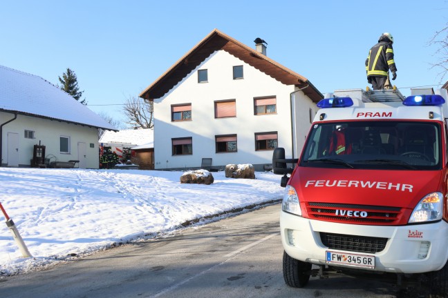 Kchenbrand in einem Wohnhaus in Pram sorgte fr Einsatz der Feuerwehr