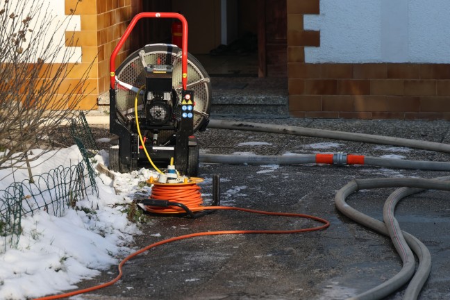 Kchenbrand in einem Wohnhaus in Pram sorgte fr Einsatz der Feuerwehr