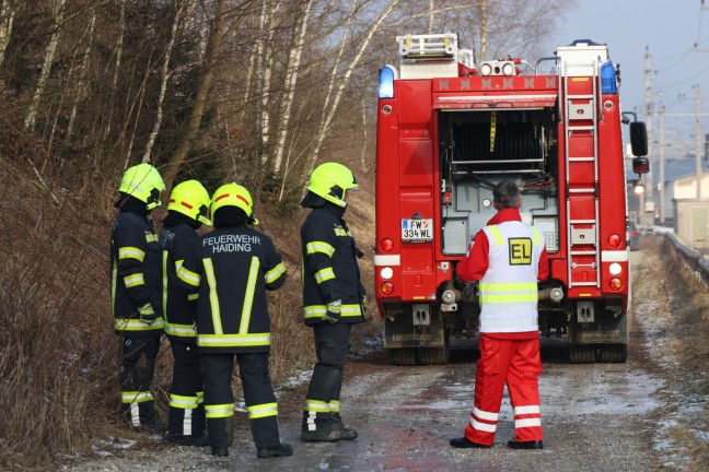 Tdlicher Unfall: Mann mit Hund auf Bahnstrecke bei Krenglbach von Personenzug erfasst