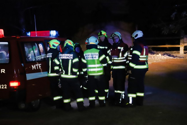 Fnf Feuerwehren zu Wohnhausbrand nach Bad Leonfelden alarmiert