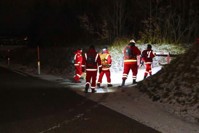 Groangelegte Suchaktion nach abgngigem lteren Herrn in Leonding