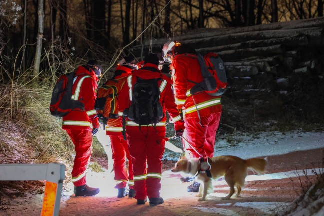 Groangelegte Suchaktion nach abgngigem lteren Herrn in Leonding