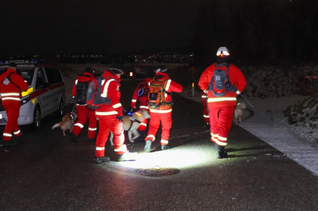 Groangelegte Suchaktion nach abgngigem lteren Herrn in Leonding