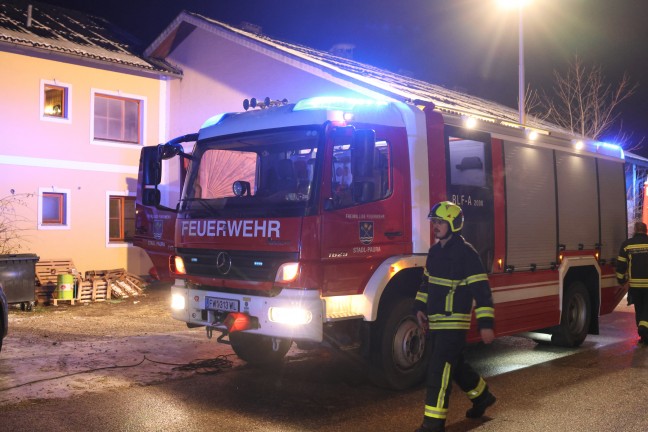 Brand in einem Zimmer auf einem Bauernhof in Stadl-Paura