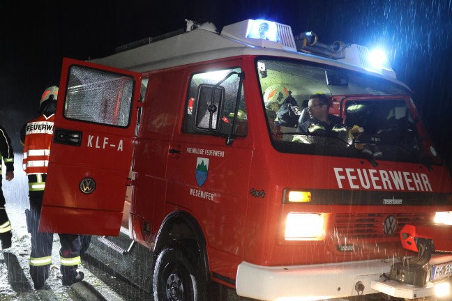 Autolenkerin bei Verkehrsunfall auf Nibelungenstrae bei Waldkirchen am Wesen gegen Baum gekracht