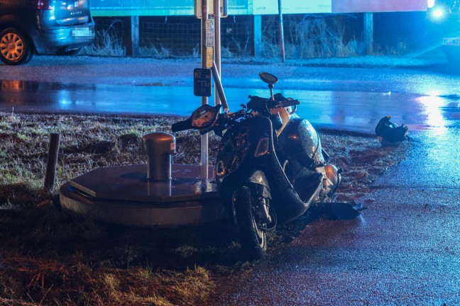 Tdlicher Crash: Motorradlenker starb bei Kollision mit PKW in Wels-Oberthan