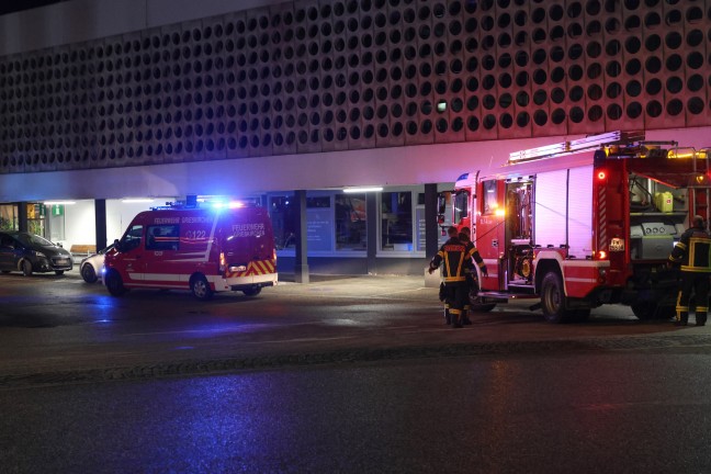 Glimmbrand bei Unternehmen in Grieskirchen sorgte fr Einsatz zweier Feuerwehren