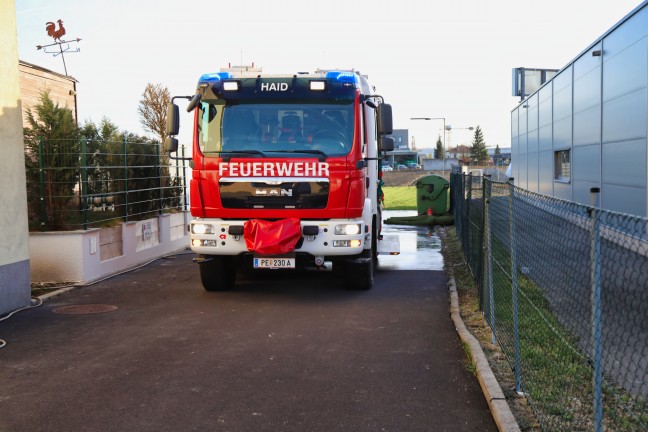 Garagenbrand in Mauthausen rasch gelscht