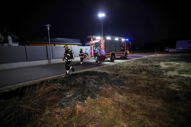 Bereits erloschener Feldbrand sorgte fr Einsatz der Feuerwehr in Marchtrenk