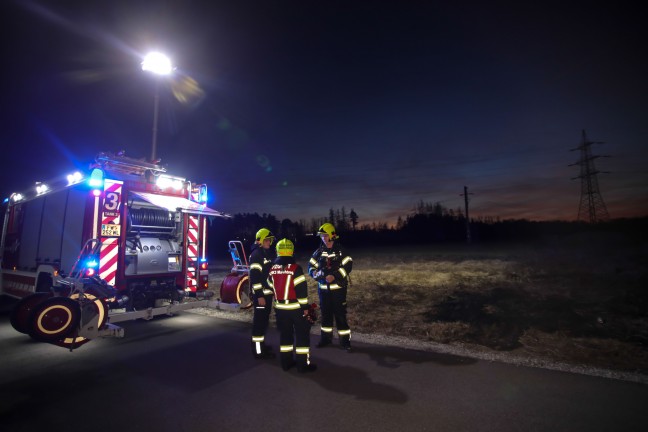 Bereits erloschener Feldbrand sorgte fr Einsatz der Feuerwehr in Marchtrenk