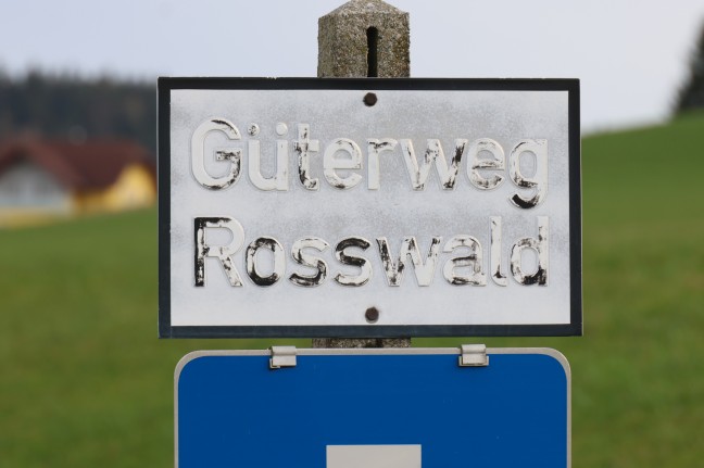 Personenrettung nach Forstunfall in einem Waldstck in Geboltskirchen