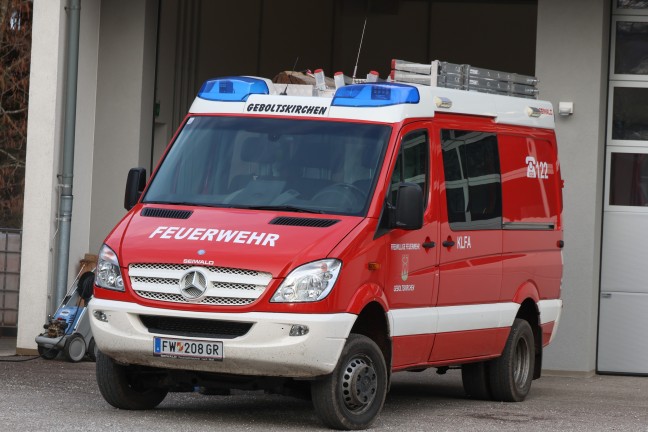 Personenrettung nach Forstunfall in einem Waldstck in Geboltskirchen