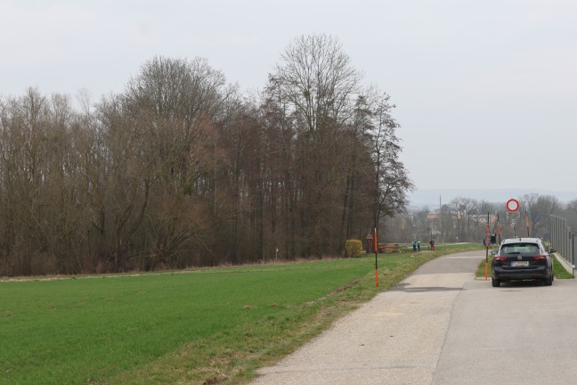 Personenrettung: Kind auf einem Baum in Pasching eingeklemmt