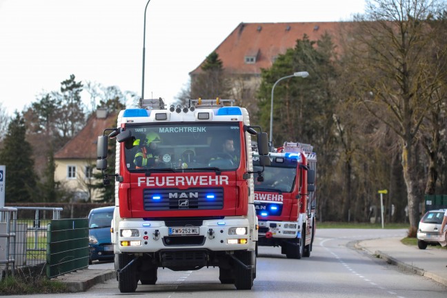 Gemeldeter Gebudebrand in Marchtrenk stellte sich als Fehlalarm heraus