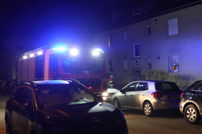 Feuerschale lste Einsatz der Feuerwehr in Wels-Neustadt aus