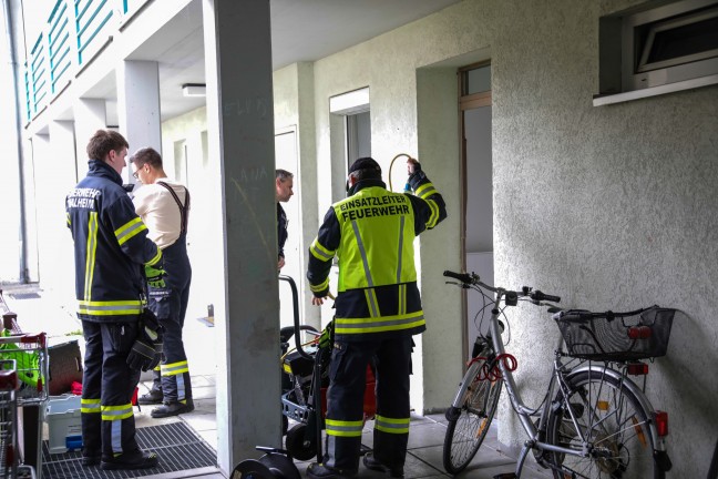 Angebranntes Kochgut sorgte fr Einsatz zweier Feuerwehren in Thalheim bei Wels