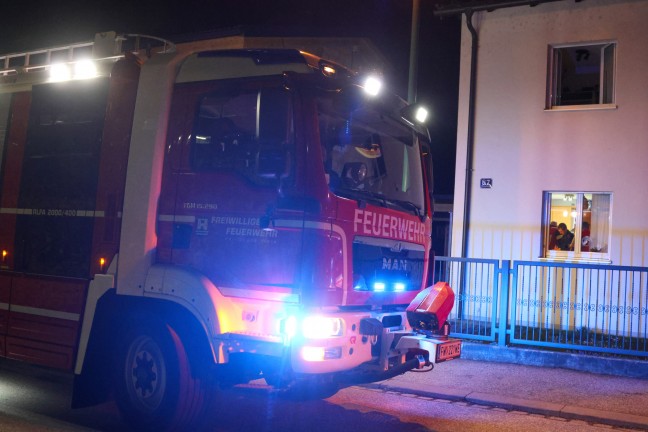 Geistesgegenwrtig reagiert: ltere Dame warf in Wels-Vogelweide brennenden Bioeimer aus dem Fenster