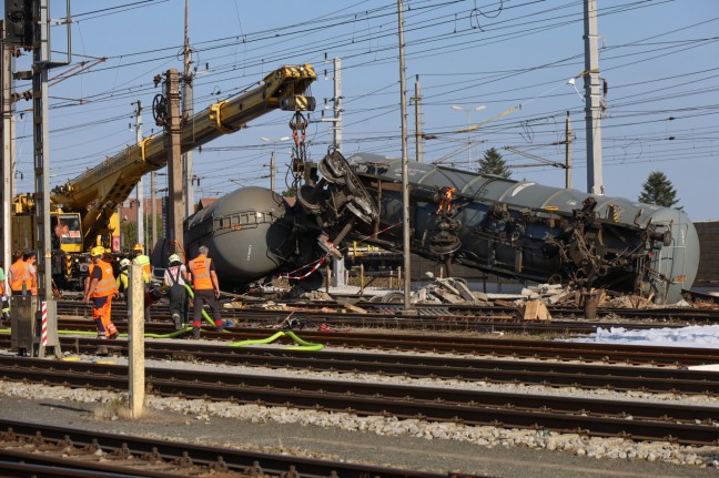 Styrol: Grundwasserverunreinigung nach Gterzugentgleisung in Wels breitet sich noch immer aus