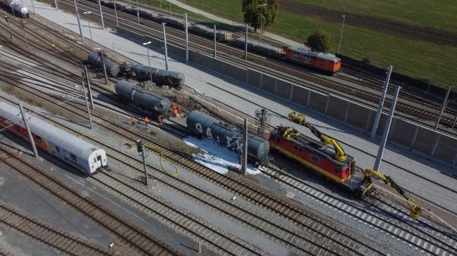 Styrol: Grundwasserverunreinigung nach Gterzugentgleisung in Wels breitet sich noch immer aus