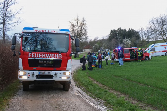 90 Personen nach Oberleitungsstrung bei Rohr im Kremstal aus Personenzug evakuiert