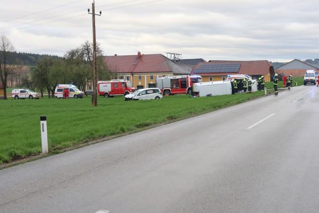 Tdlicher Crash: Lenker eines Kleintransporter (22) starb bei Kreuzungsunfall in Heiligenberg