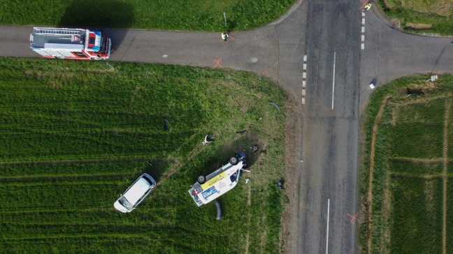 Tdlicher Crash: Lenker eines Kleintransporter (22) starb bei Kreuzungsunfall in Heiligenberg