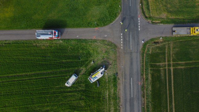 Tdlicher Crash: Lenker eines Kleintransporter (22) starb bei Kreuzungsunfall in Heiligenberg