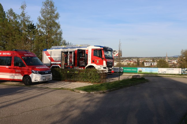 Brand im Gebude bei einem Golfplatz in Bad Hall sorgte fr Einsatz zweier Feuerwehren