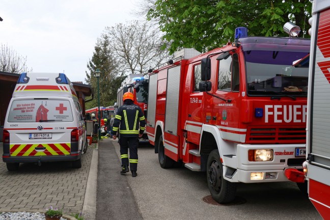 Brand in einem Wohnhaus in Rottenbach sorgt fr greren Einsatz der Feuerwehren