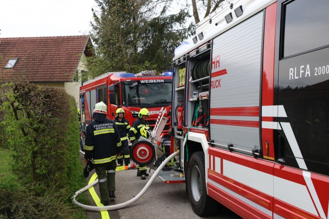 Brand in einem Wohnhaus in Rottenbach sorgt fr greren Einsatz der Feuerwehren