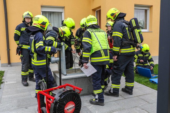 Mehrstndiger Messeinsatz nach gemeldetem Gasgeruch in Marchtrenk