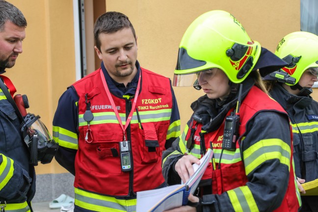 Mehrstndiger Messeinsatz nach gemeldetem Gasgeruch in Marchtrenk