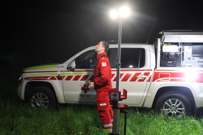 Feuerwehr, Drohnen, Hubschrauber: Nchtliche Suchaktion nach abgngiger Person in Gmunden