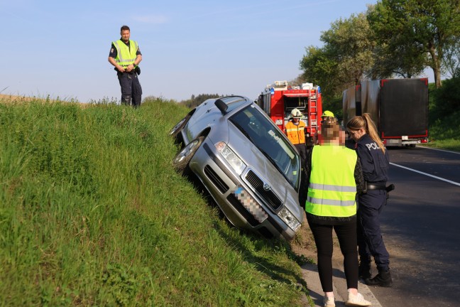 Verkehrsunfall im dichten Abendverkehr auf Innviertler Strae bei Krenglbach sorgte fr Stau