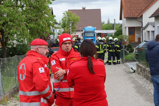 Ein Todesopfer bei Kellerbrand in einem Wohngebude in Enns