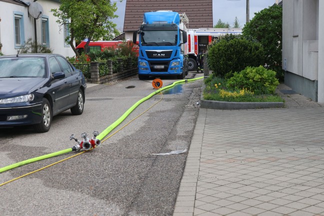 Ein Todesopfer bei Kellerbrand in einem Wohngebude in Enns