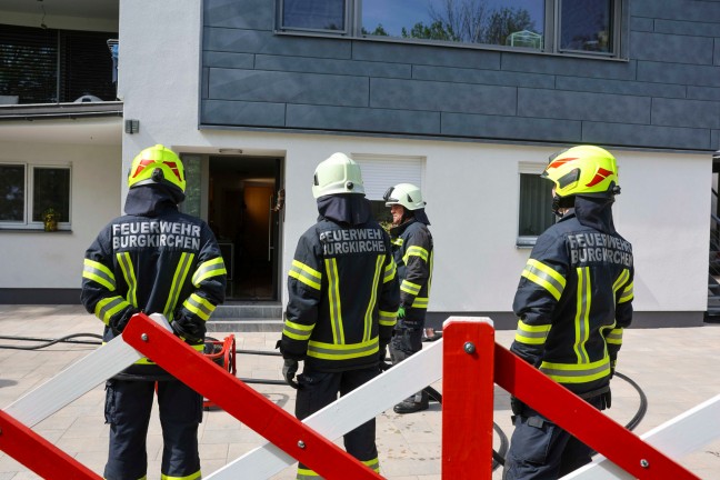 Brand in einer Zwischendecke eines Wohnhauses in Burgkirchen