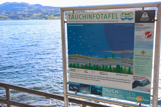 Tdlicher Tauchunfall im Attersee bei Steinbach am Attersee