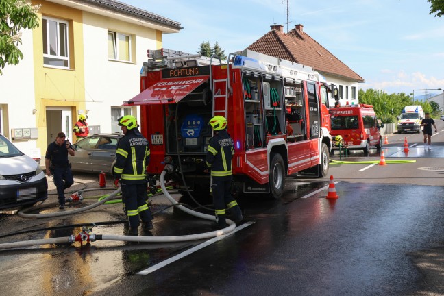 Wohnungsmieter eingeschlafen: Kchenbrand in Kronstorf fordert zwei Verletzte