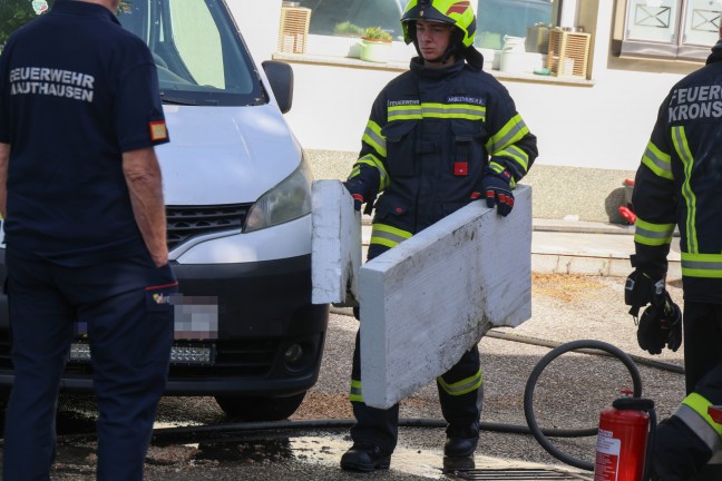 Wohnungsmieter eingeschlafen: Kchenbrand in Kronstorf fordert zwei Verletzte