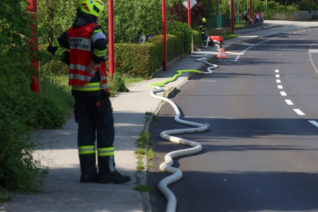 Wohnungsmieter eingeschlafen: Kchenbrand in Kronstorf fordert zwei Verletzte