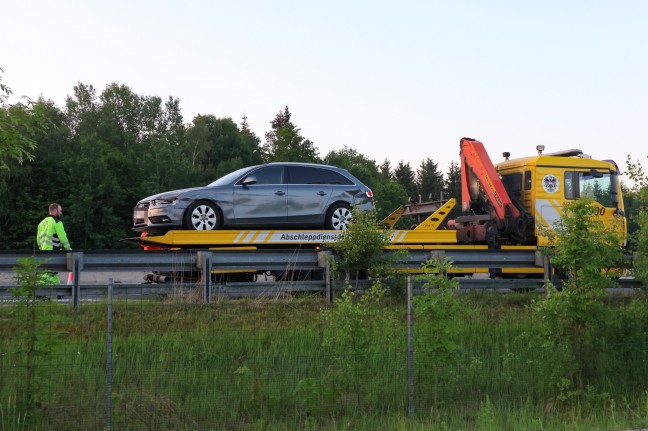 Drohnen im Einsatz: Personensuche nach davongelaufenem Unfalllenker am Voralpenkreuz bei Sattledt