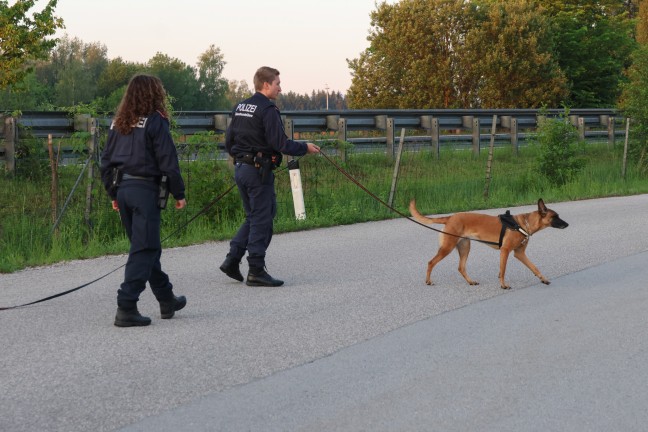 Drohnen im Einsatz: Personensuche nach davongelaufenem Unfalllenker am Voralpenkreuz bei Sattledt